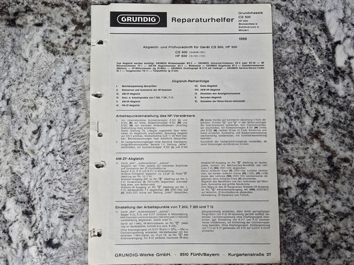 1968 grundig 500 fet - grundig,