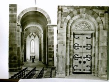 Klosterkirche Alpirsbach im Schwarzwald. 2 x Alte Ansichtskarte / Postkarte s/w.