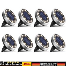 8x LED Solarleuchte