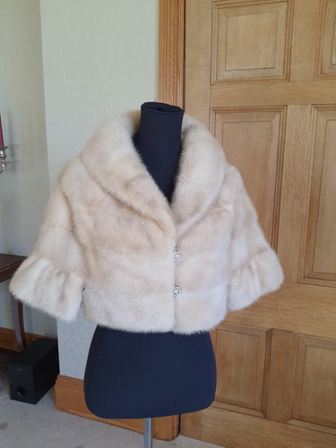 Nerz bolero jacke stola cape - bolero,