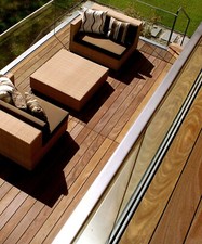 Cumaru-Terrassendielen von BioMaderas, FSC 100% 21x145mm, 91-183cm Länge