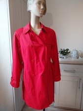 Fuchs Schmitt Trenchcoat Mantel 38 Rot, Top! Vintage