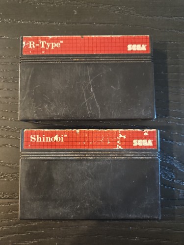 Type shinobi sega master - r-type, &