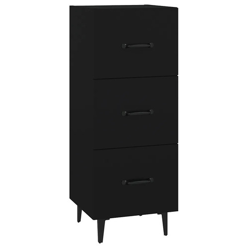 Sideboard schwarz 5x34x90 - schwarz, 34,5x34x90