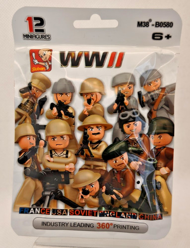 Sluban wwii mini figures - sluban,