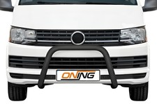 Frontbügel für VW T6 2015-2019 SCHWARZ 70mm Edelstahl Gutachten