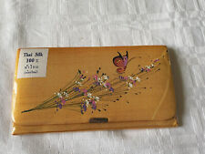 Geldbörse aus Thai Seide, mit Frühlingsmotiv - originalverpackt!