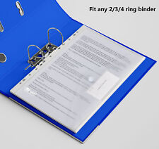 40Stk A4 Dokumententasche Büromaterial Schulsachen Büro Organizer Transparent