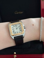 Cartier santos silberfarbenes - santos,