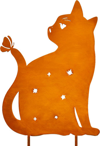 Katzen rost gartendeko für - gartendeko,