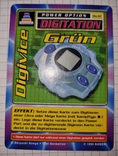 Digimon Karte TCG Digivice Grün Bo-97 BANDAI Deutsch 1999 Original