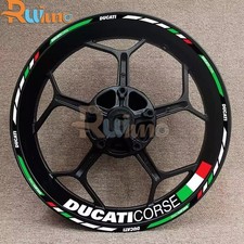 Motorrad Reflektierende Felgenrandaufkleber Aufklebe Für Ducati 1198 1199 1299