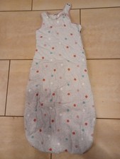 Baby Schlafsack Impidimpi Größe  86 grau gepunktet seitlicher Reißverschluss