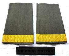 Aufschiebeschlaufen  Marine Leutnant  gold/oliv Bundeswehr Dienstgradabzeichen