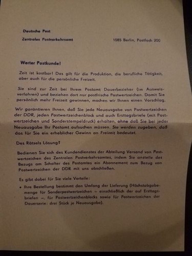 Ddr dauerbezieher - ddr,