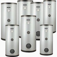 Stand Speicher Warmwasser Solar Elektro 1 o. 2 Wärmetauscher 100 bis 400 Liter 