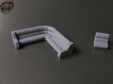 1/87 Modular Sofa Couch Set Wohnzimmer Möbel Büro Lobby Office Einrichtung HO H0