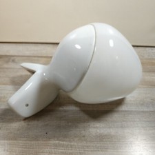  Flurlampe Art Deco Lampe Leuchte Porzellan Wagenfeld Eckleuchte WV344 Lindner 