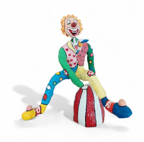 Harlekin clown skulptur pop - harlekin,