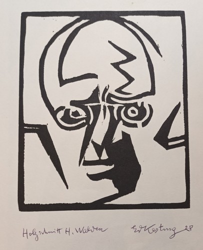 Edmund kesting holzschnitt - edmund,