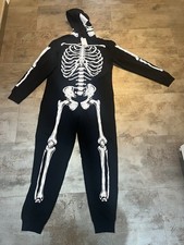 H&M Kostüm Fasching Skelett