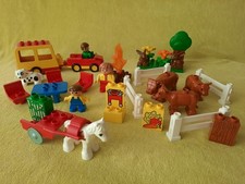 Lego Duplo Konvolut - Camping Wohnwagen Tiere Figuren viel Zubehör