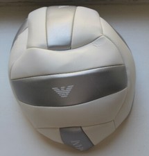 Emporio Armani Beach Volleyball ohne Luft weiß silber NEU