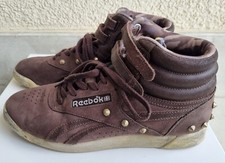 Reebok Freestyle Sneaker, Gr. 40 (6,5), braun, Leder