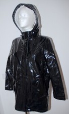 Glanz Damen PVC Regenjacke