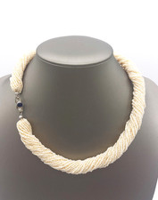 30reihige Gries Perlenkette