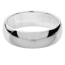 Sterling Silber Ehering Ring 6