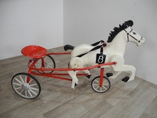 Antik pferd mit sulky - pferd,