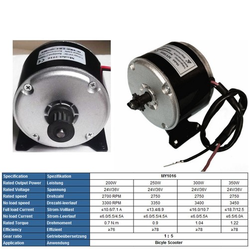 My1016 mit riemen - riemen, 250w