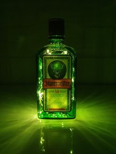 Jägermeister Flaschenlampe 0,35L mit 40LEDs Warmweiß Upcycling Lampe Geschenk