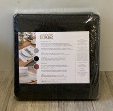 Miqio Filz Sitzkissen Eckig mit Antirutschnoppen 35cm  4er-Set Anthrazit (R9F)