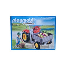 Playmobil Country 70495 Gemüsebauer mit Erntetraktor zu Bauernhof Tiere Neu OVP
