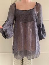 Zara 100% Seide Bluse S 36 EUR