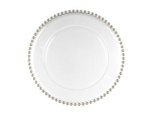 Dekoteller 32cm Kunststoff mit