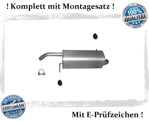 Endschalldämpfer ford fiesta - endschalldämpfer,