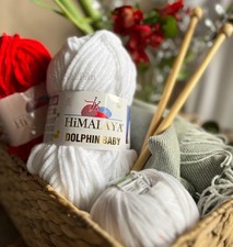 Strickfein Himalaya Dolphin Baby super Bulky Chenille Garn Wolle strickgarn 100 