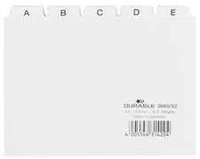 Durable karteiregister pp - durable, a-z