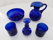 Vintage 50er 60er Kobaltblaues
