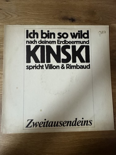 Klaus kinski spricht villon - klaus,