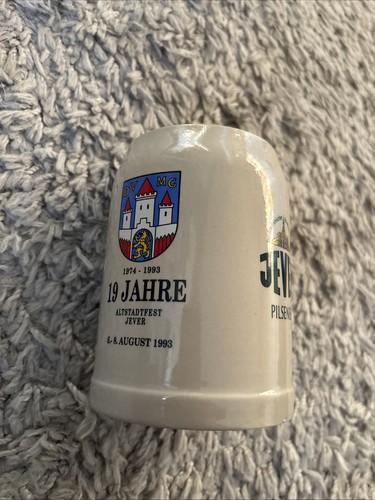Jever bierkrug seidel keramik - bierkrug,