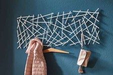 Wandgarderobe weiß Metall 6