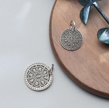 Anhänger Buddhismus Tibeter Om Mani Padme Hum -925er Silber Kettenanhänger A2549