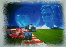 FORMEL 1  KUNSTDRUCK " Michael
