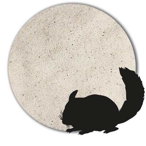 Chinchillasand natur grau