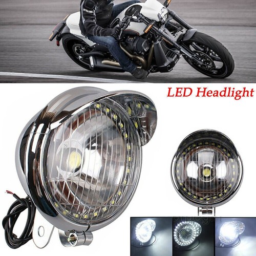 Chrom motorrad scheinwerfer - motorrad, 27