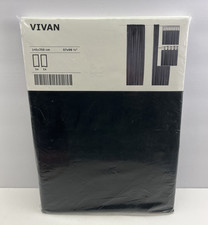 New! Ikea Vivan Black Curtains